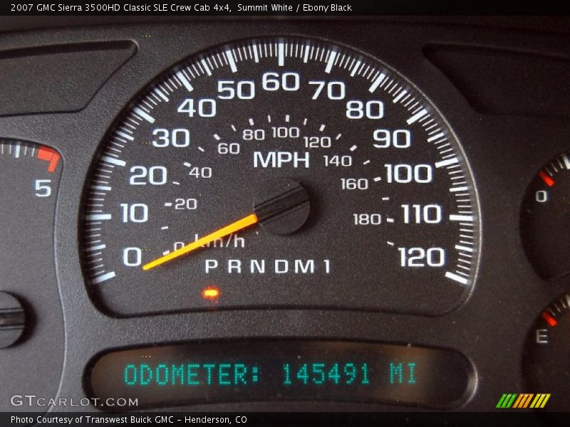 Summit White / Ebony Black 2007 GMC Sierra 3500HD Classic SLE Crew Cab 4x4