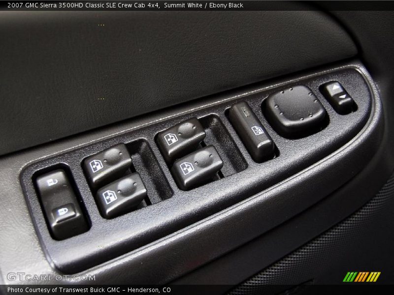 Summit White / Ebony Black 2007 GMC Sierra 3500HD Classic SLE Crew Cab 4x4