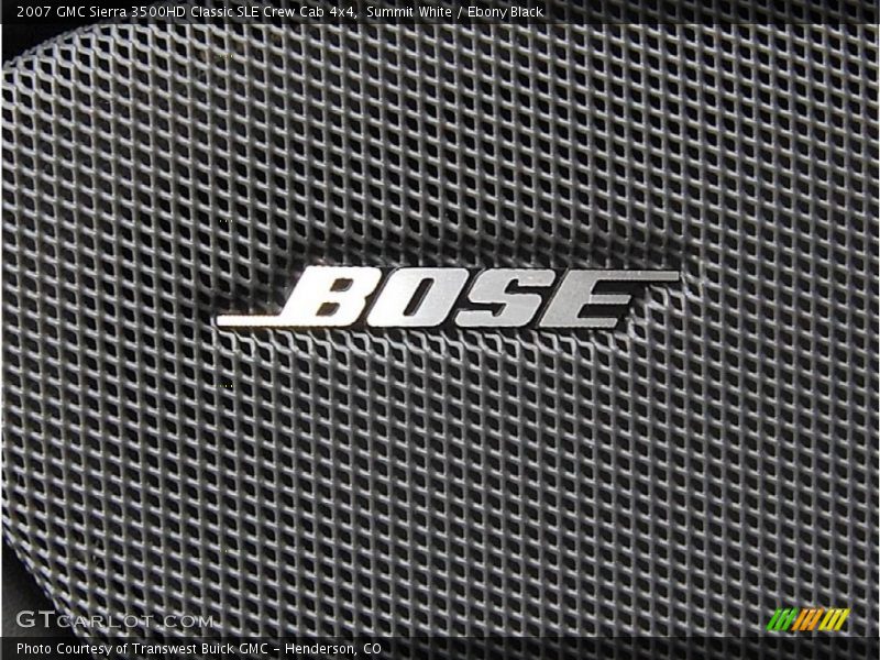 Summit White / Ebony Black 2007 GMC Sierra 3500HD Classic SLE Crew Cab 4x4