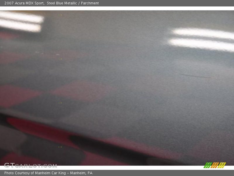 Steel Blue Metallic / Parchment 2007 Acura MDX Sport