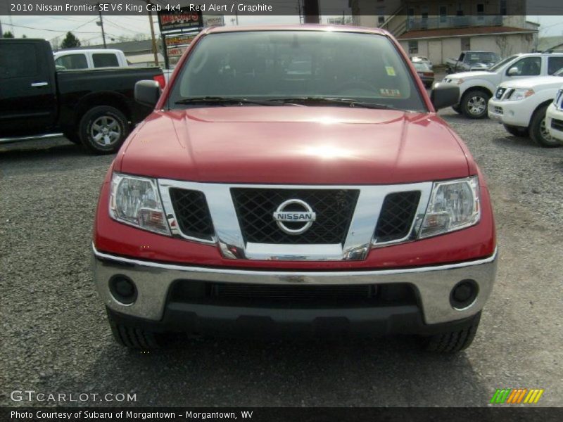 Red Alert / Graphite 2010 Nissan Frontier SE V6 King Cab 4x4