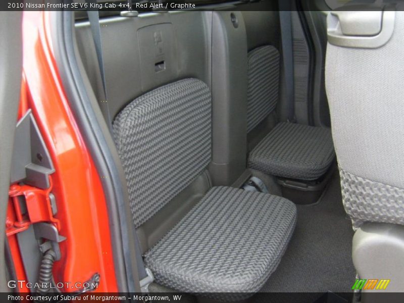  2010 Frontier SE V6 King Cab 4x4 Graphite Interior