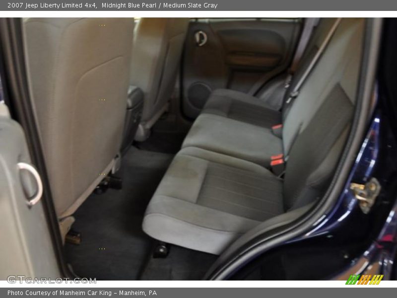 Midnight Blue Pearl / Medium Slate Gray 2007 Jeep Liberty Limited 4x4