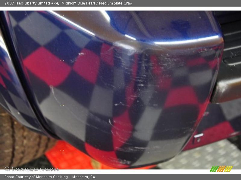 Midnight Blue Pearl / Medium Slate Gray 2007 Jeep Liberty Limited 4x4