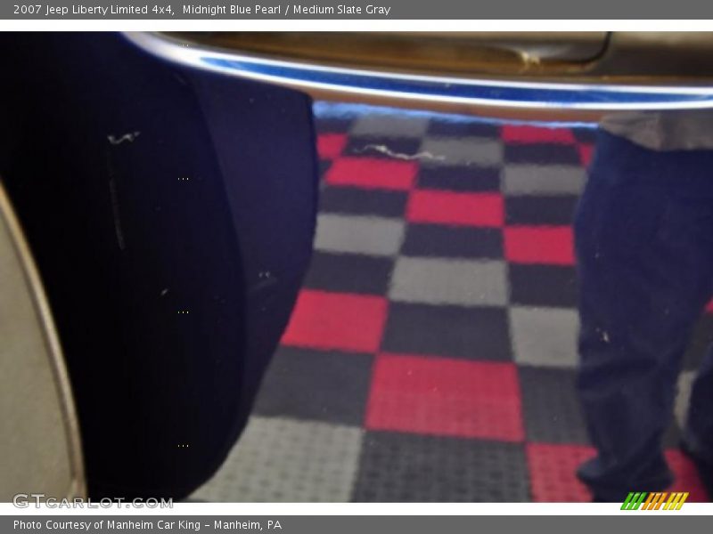 Midnight Blue Pearl / Medium Slate Gray 2007 Jeep Liberty Limited 4x4