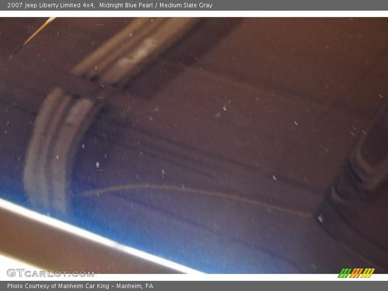 Midnight Blue Pearl / Medium Slate Gray 2007 Jeep Liberty Limited 4x4