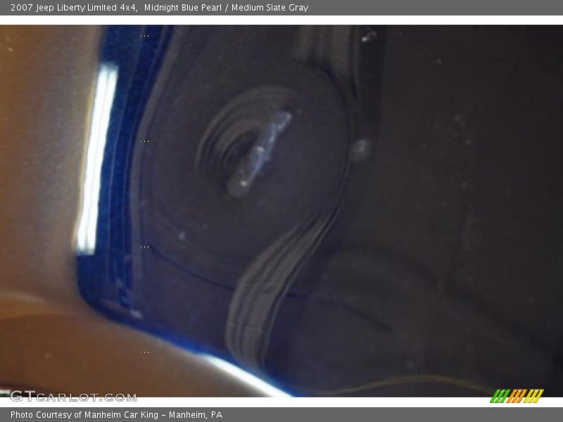 Midnight Blue Pearl / Medium Slate Gray 2007 Jeep Liberty Limited 4x4