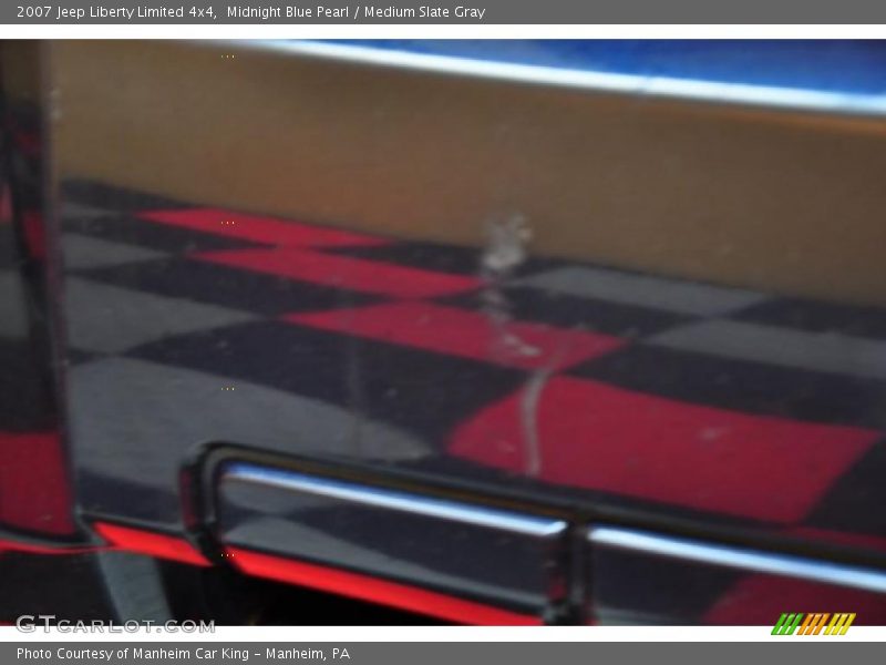 Midnight Blue Pearl / Medium Slate Gray 2007 Jeep Liberty Limited 4x4