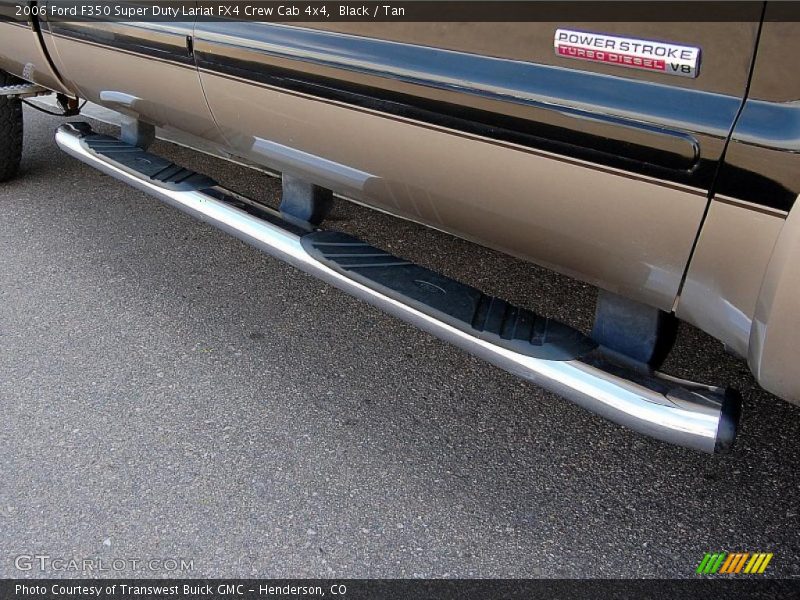 Black / Tan 2006 Ford F350 Super Duty Lariat FX4 Crew Cab 4x4