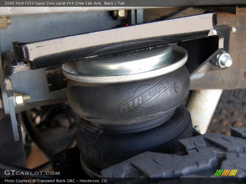 Black / Tan 2006 Ford F350 Super Duty Lariat FX4 Crew Cab 4x4