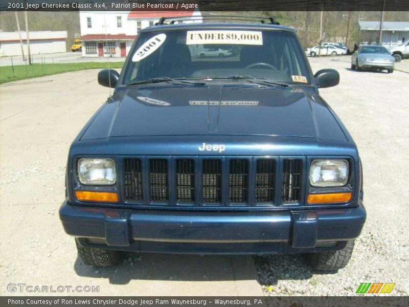 Patriot Blue Pearlcoat / Agate 2001 Jeep Cherokee Classic 4x4