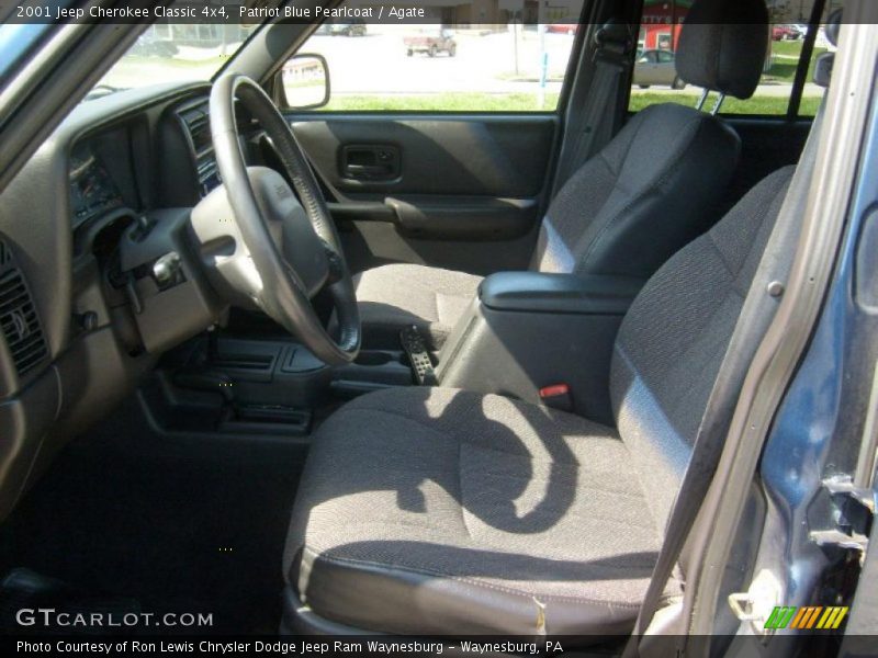  2001 Cherokee Classic 4x4 Agate Interior