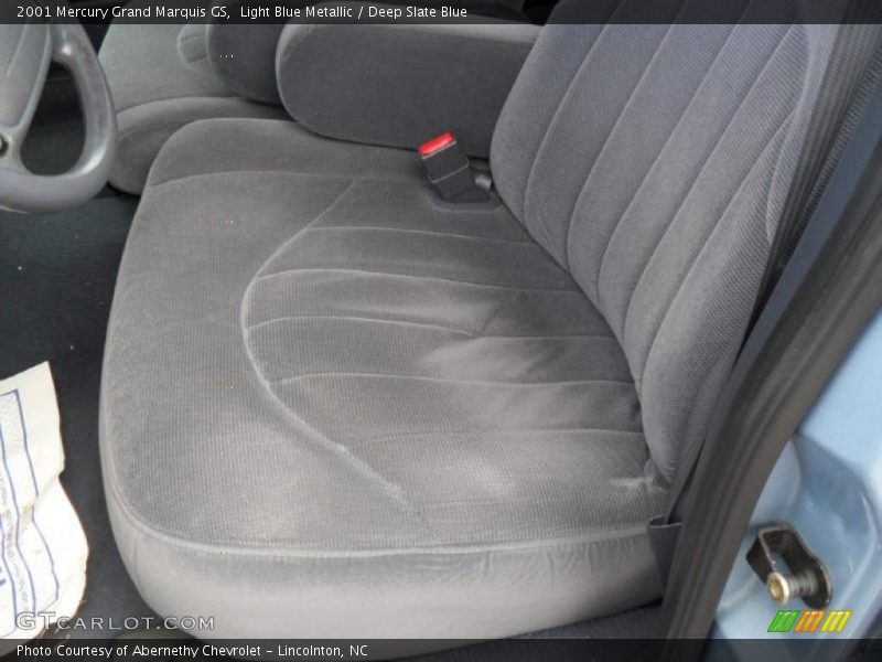Light Blue Metallic / Deep Slate Blue 2001 Mercury Grand Marquis GS