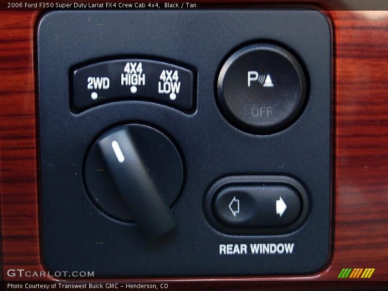 Black / Tan 2006 Ford F350 Super Duty Lariat FX4 Crew Cab 4x4
