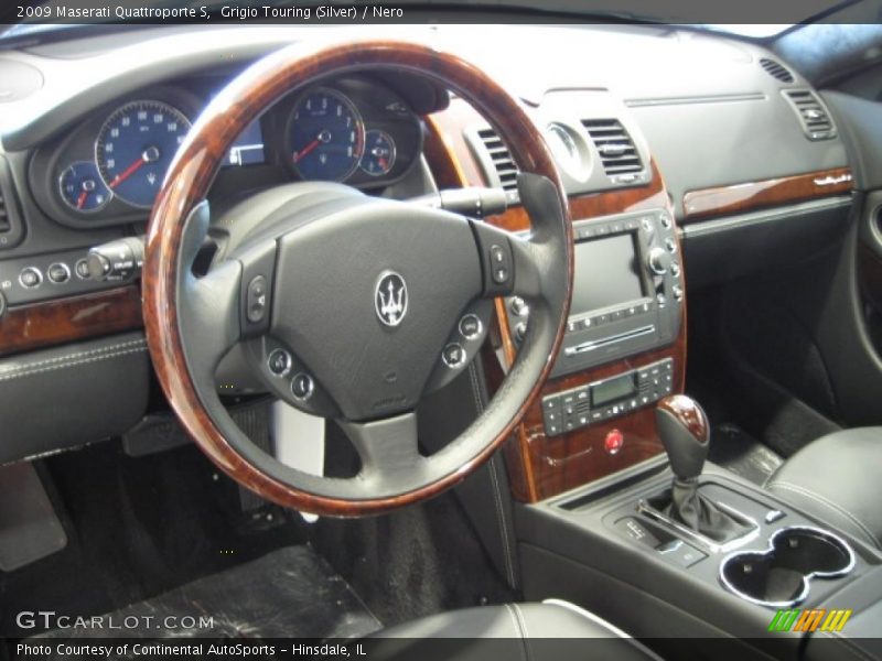 Grigio Touring (Silver) / Nero 2009 Maserati Quattroporte S