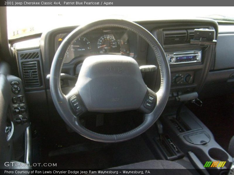 Patriot Blue Pearlcoat / Agate 2001 Jeep Cherokee Classic 4x4