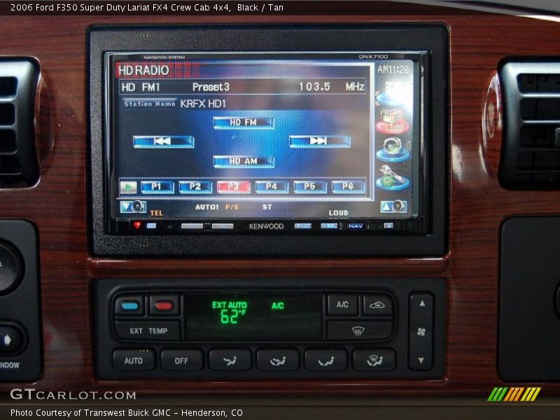 Black / Tan 2006 Ford F350 Super Duty Lariat FX4 Crew Cab 4x4