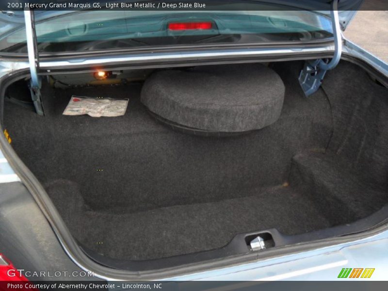 Light Blue Metallic / Deep Slate Blue 2001 Mercury Grand Marquis GS