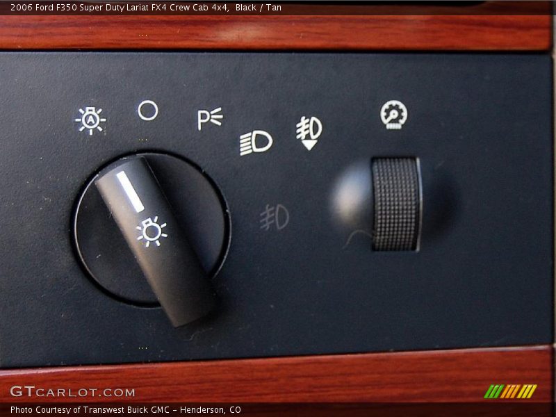 Black / Tan 2006 Ford F350 Super Duty Lariat FX4 Crew Cab 4x4