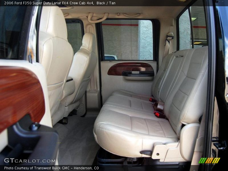 Black / Tan 2006 Ford F350 Super Duty Lariat FX4 Crew Cab 4x4