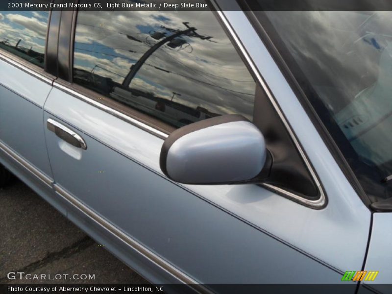 Light Blue Metallic / Deep Slate Blue 2001 Mercury Grand Marquis GS