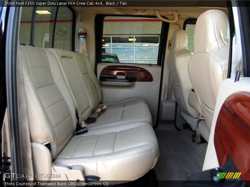 Black / Tan 2006 Ford F350 Super Duty Lariat FX4 Crew Cab 4x4