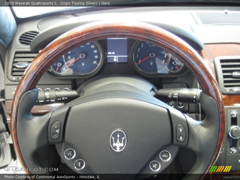 Grigio Touring (Silver) / Nero 2009 Maserati Quattroporte S