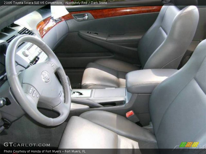 Absolutely Red / Dark Stone 2006 Toyota Solara SLE V6 Convertible