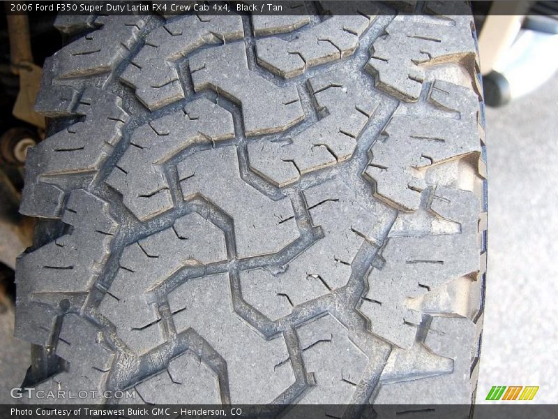 Black / Tan 2006 Ford F350 Super Duty Lariat FX4 Crew Cab 4x4