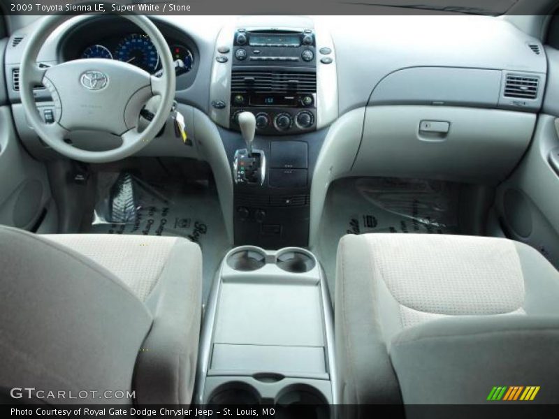 Super White / Stone 2009 Toyota Sienna LE