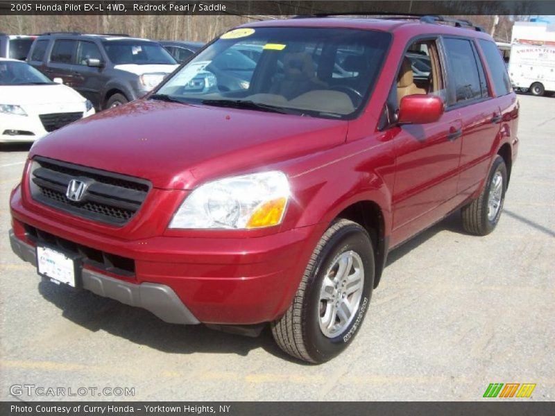 Redrock Pearl / Saddle 2005 Honda Pilot EX-L 4WD