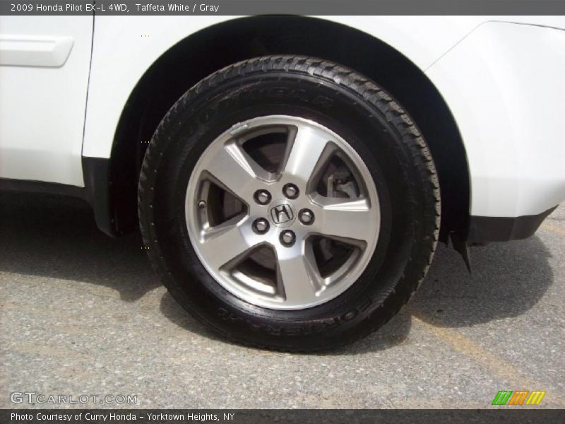 Taffeta White / Gray 2009 Honda Pilot EX-L 4WD