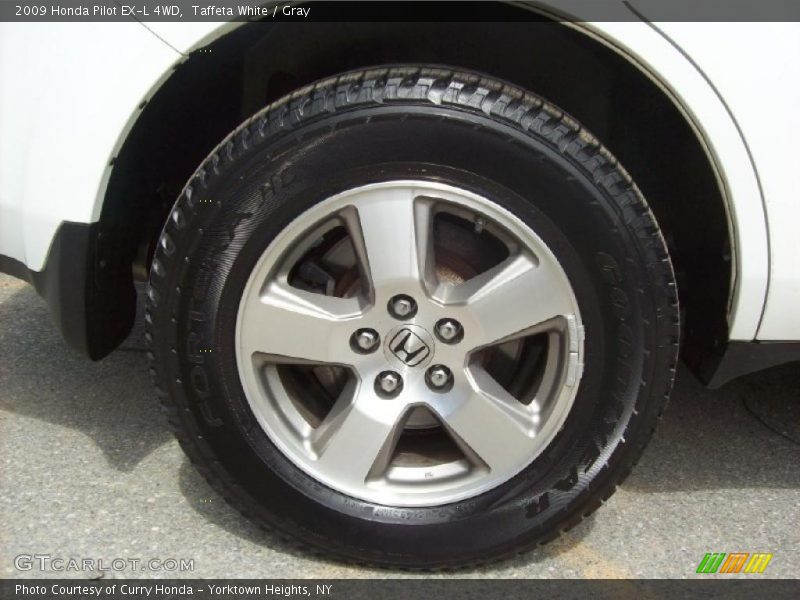 Taffeta White / Gray 2009 Honda Pilot EX-L 4WD