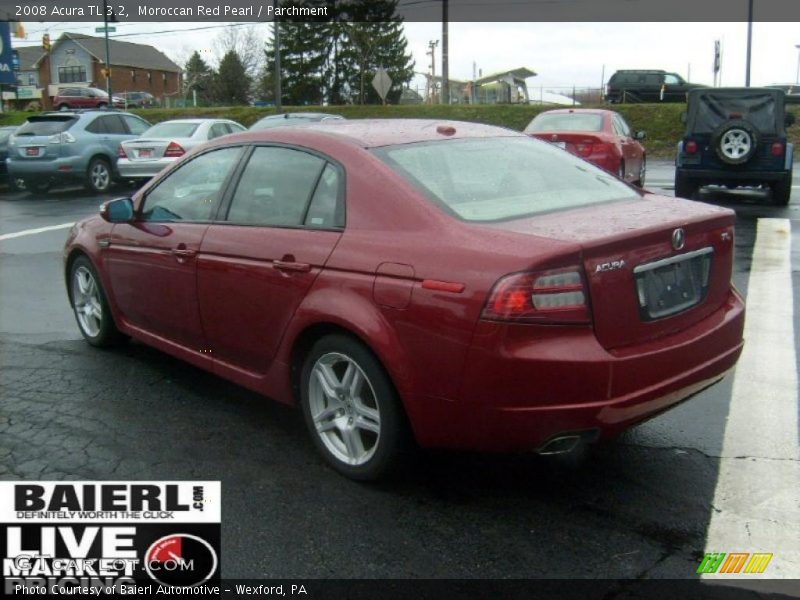 Moroccan Red Pearl / Parchment 2008 Acura TL 3.2