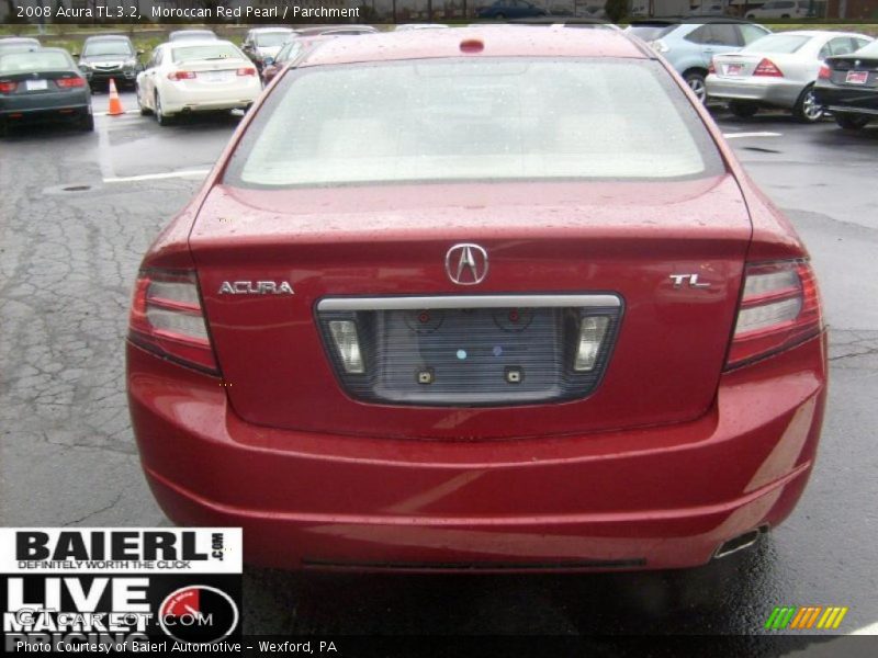 Moroccan Red Pearl / Parchment 2008 Acura TL 3.2