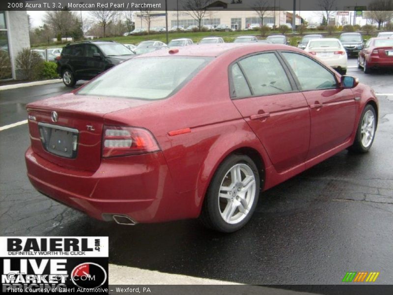 Moroccan Red Pearl / Parchment 2008 Acura TL 3.2