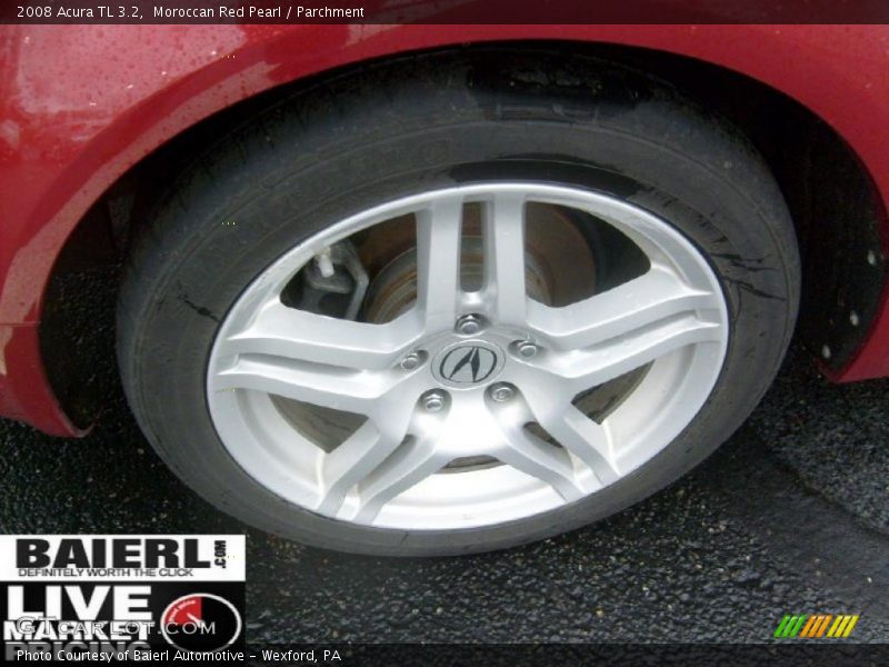 Moroccan Red Pearl / Parchment 2008 Acura TL 3.2