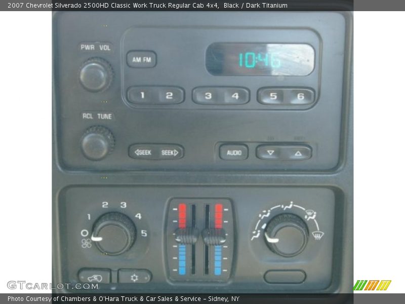 Black / Dark Titanium 2007 Chevrolet Silverado 2500HD Classic Work Truck Regular Cab 4x4