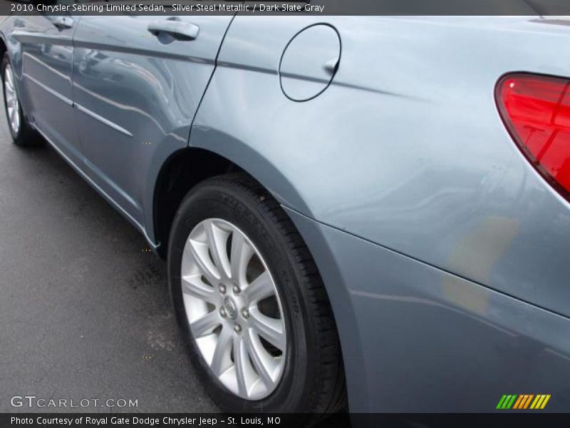Silver Steel Metallic / Dark Slate Gray 2010 Chrysler Sebring Limited Sedan