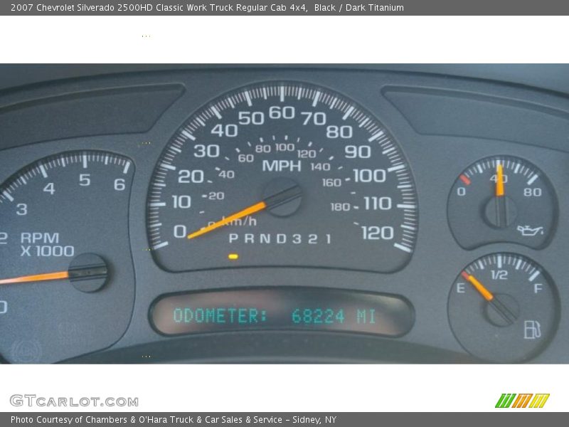 Black / Dark Titanium 2007 Chevrolet Silverado 2500HD Classic Work Truck Regular Cab 4x4