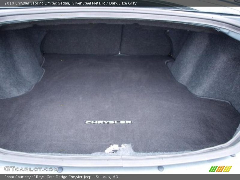 Silver Steel Metallic / Dark Slate Gray 2010 Chrysler Sebring Limited Sedan