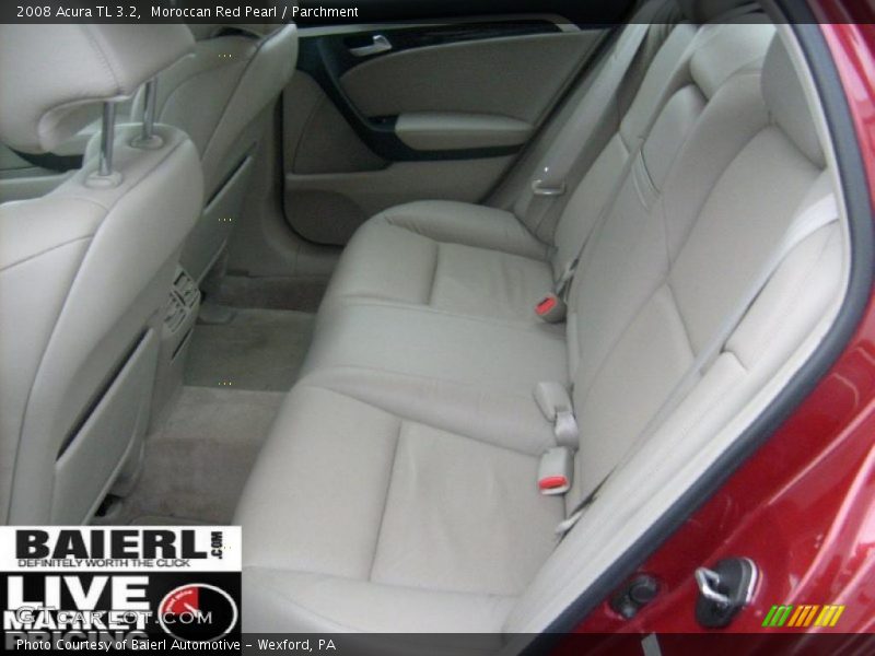 Moroccan Red Pearl / Parchment 2008 Acura TL 3.2