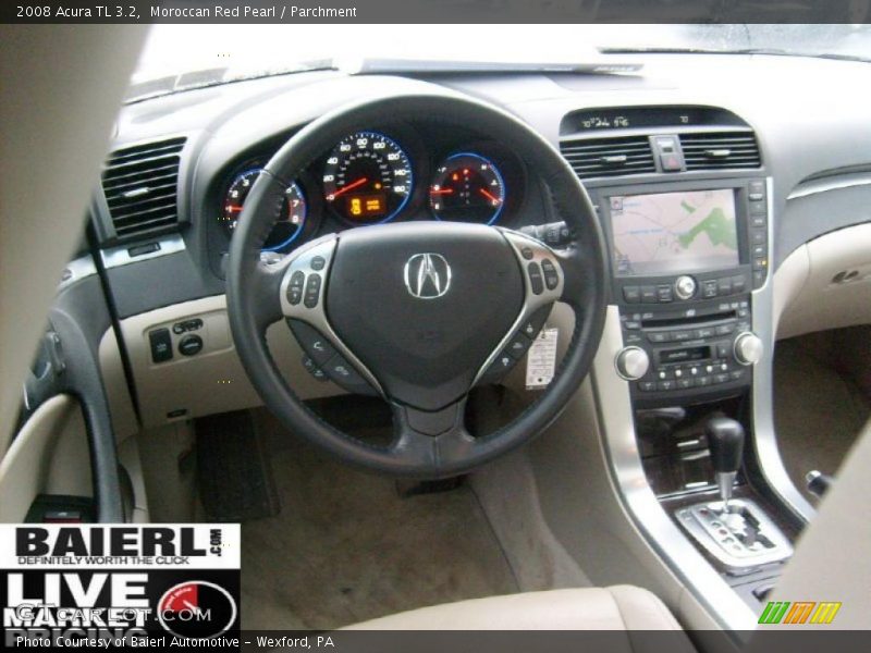 Moroccan Red Pearl / Parchment 2008 Acura TL 3.2