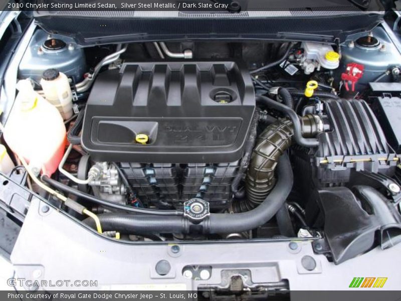 Silver Steel Metallic / Dark Slate Gray 2010 Chrysler Sebring Limited Sedan