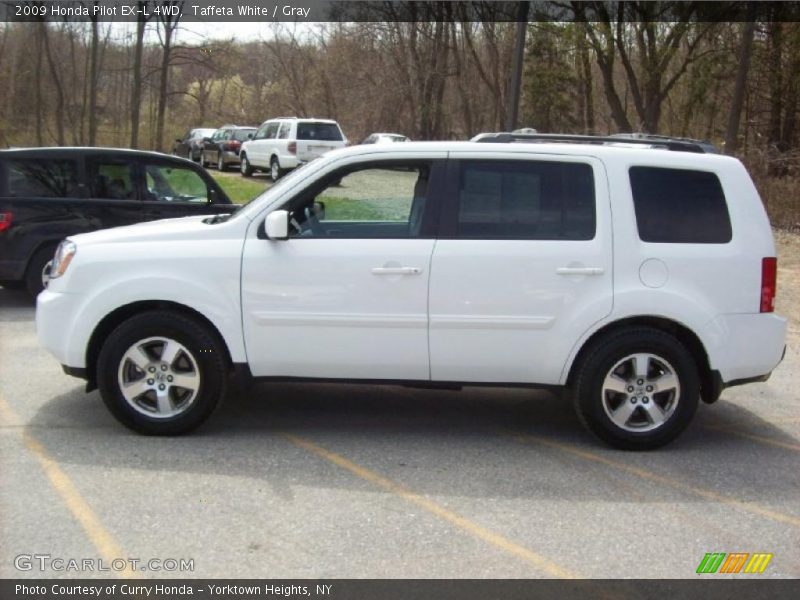 Taffeta White / Gray 2009 Honda Pilot EX-L 4WD