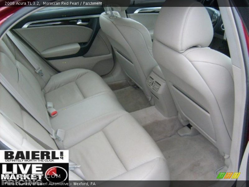 Moroccan Red Pearl / Parchment 2008 Acura TL 3.2