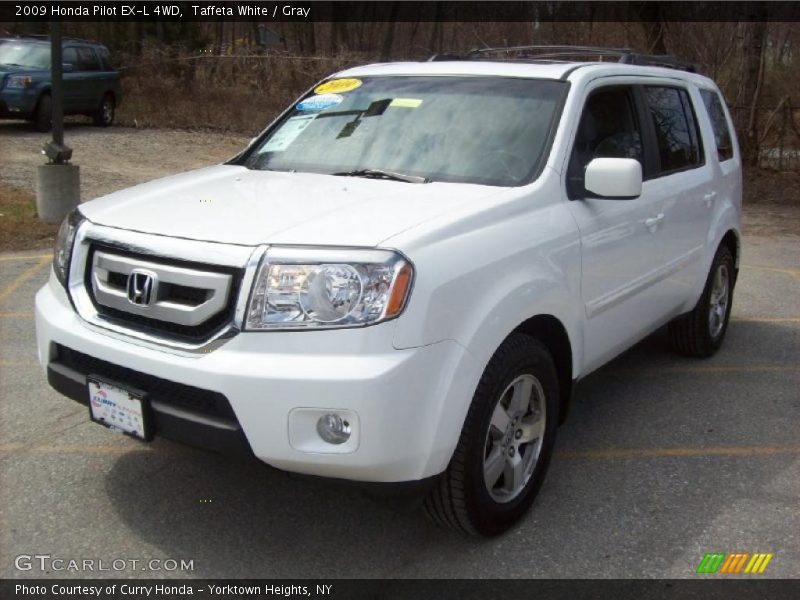 Taffeta White / Gray 2009 Honda Pilot EX-L 4WD