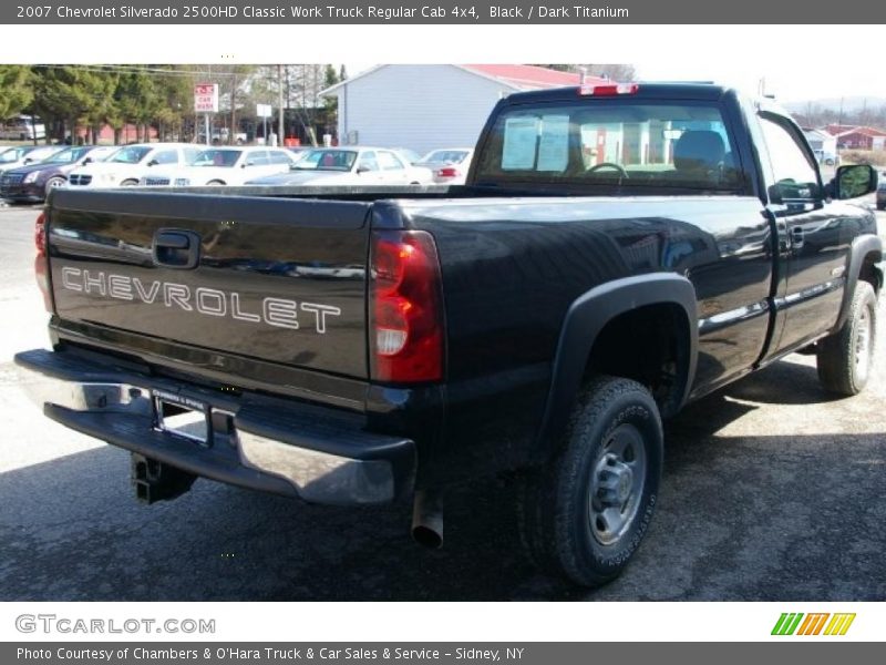 Black / Dark Titanium 2007 Chevrolet Silverado 2500HD Classic Work Truck Regular Cab 4x4