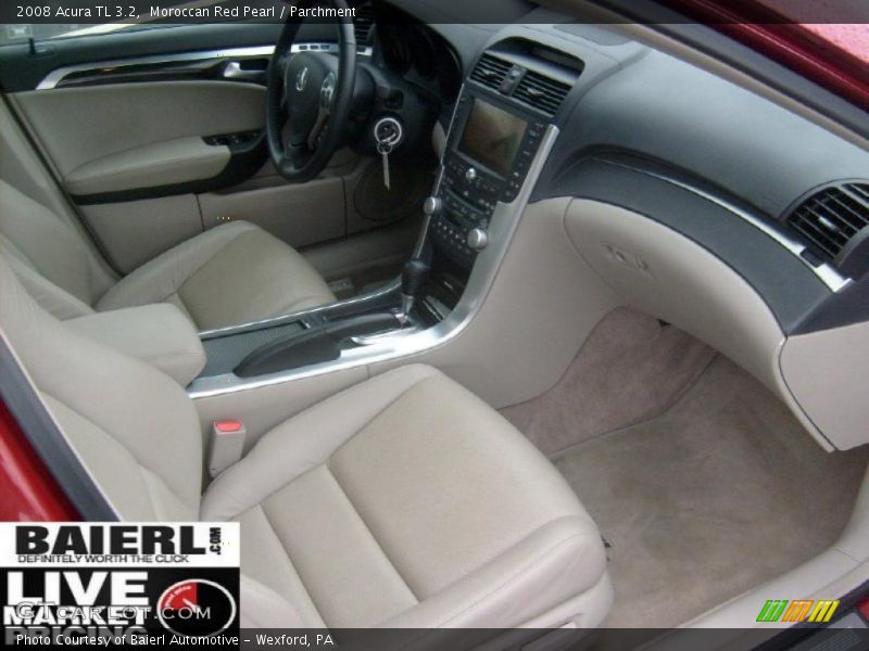 Moroccan Red Pearl / Parchment 2008 Acura TL 3.2