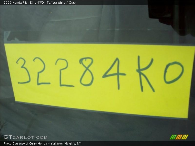 Taffeta White / Gray 2009 Honda Pilot EX-L 4WD